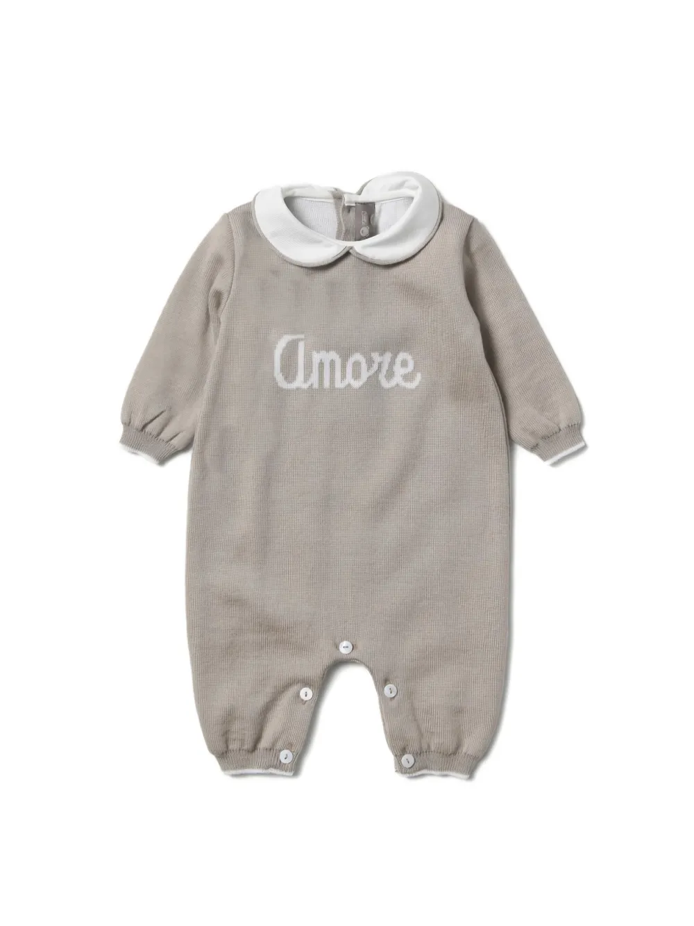 Little Bear long-sleeve collared romper | Rompers | Image 2