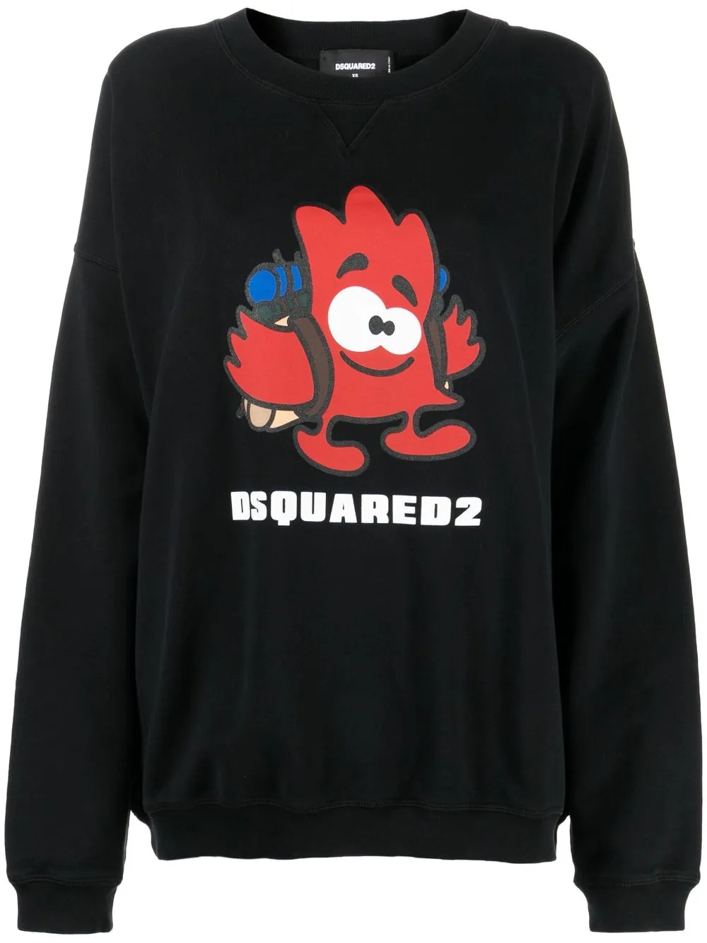 

Dsquared2 sudadera con estampado gráfico - Negro