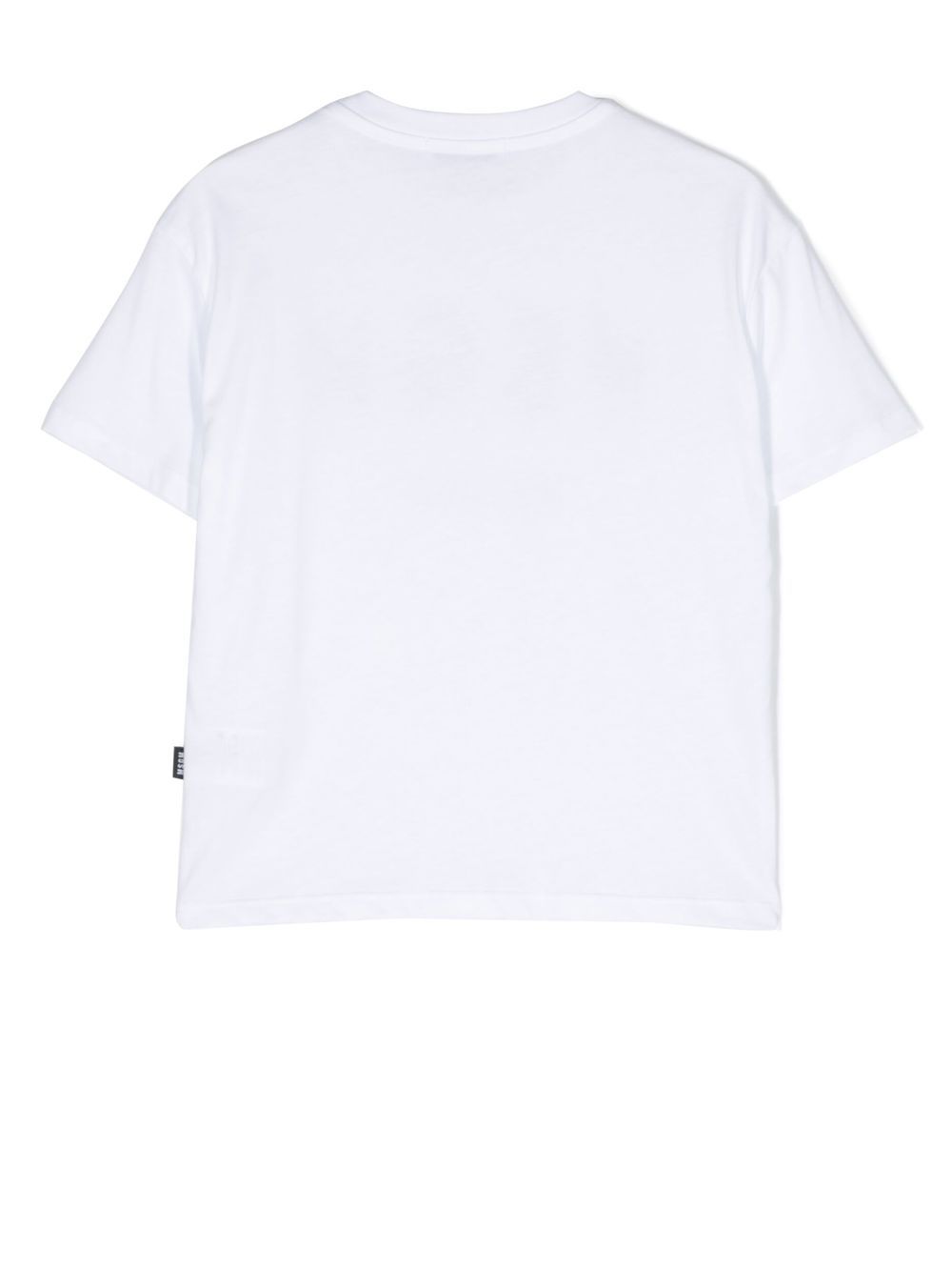 MSGM Kids T-shirt met logoprint - Wit