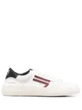 Puraai logo-patch panelled sneakers - White