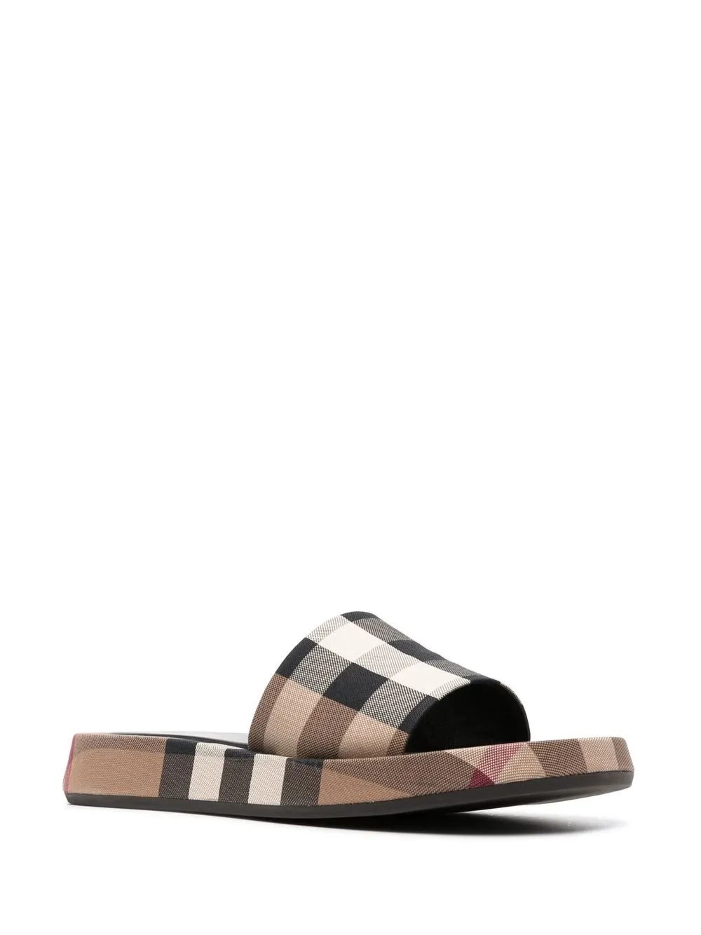 burberry print slides