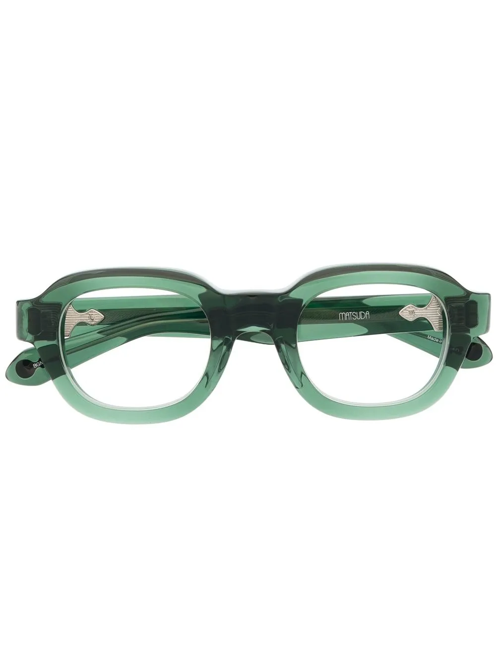 

Matsuda M1028 square-frame glasses - Green