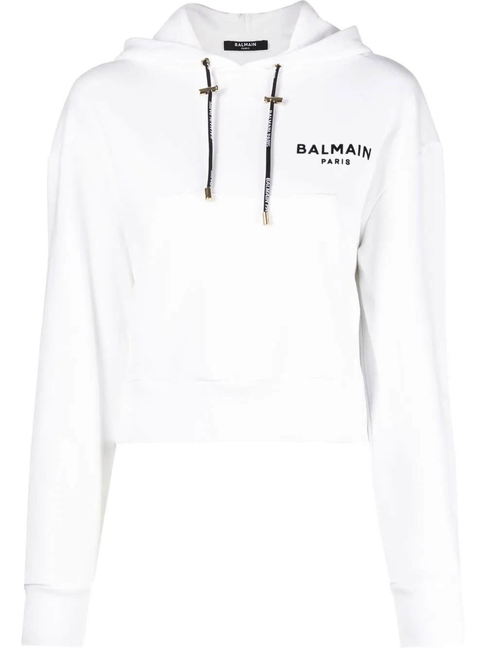 

Balmain hoodie con logo estampado - Blanco