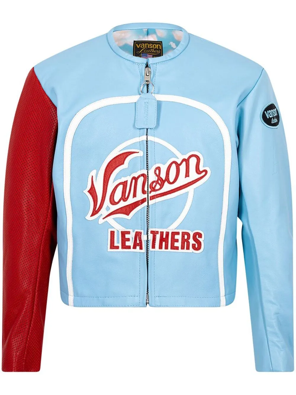 

Vanson Leathers x Fly Geenius x Aleali May leather jacket - Blue