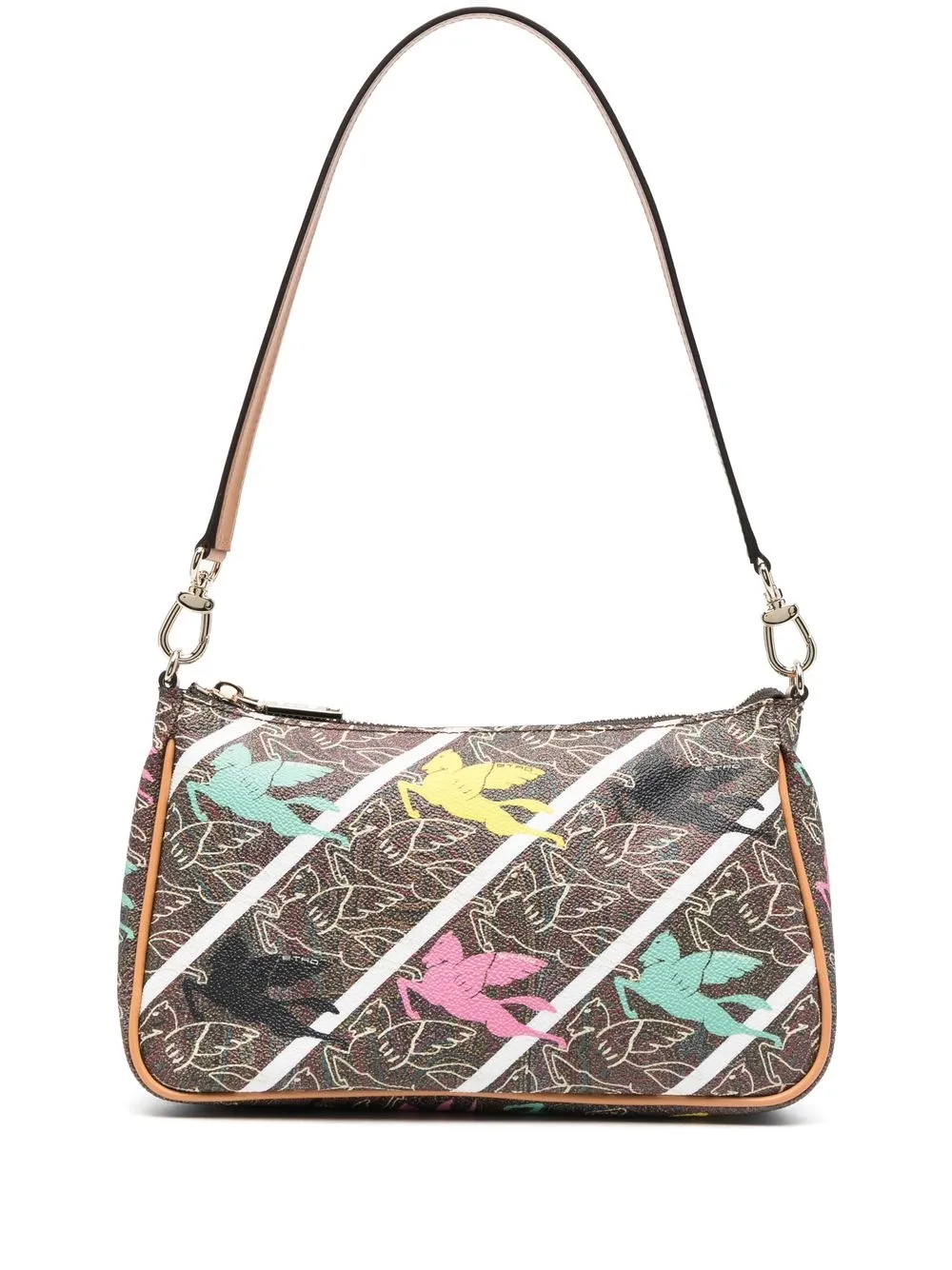 

ETRO Pegaso-motif shoulder bag - Brown