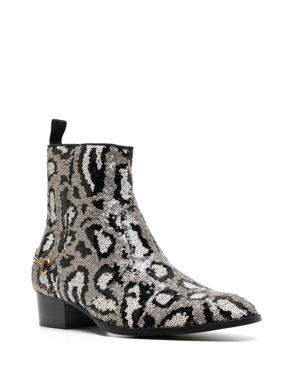 Kurt Geiger London sequinembellished leopardprint Boots Farfetch