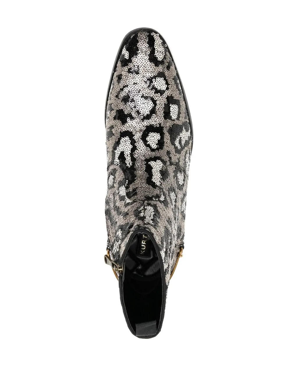 Kurt Geiger London sequin-embellished leopard-print Boots - Farfetch