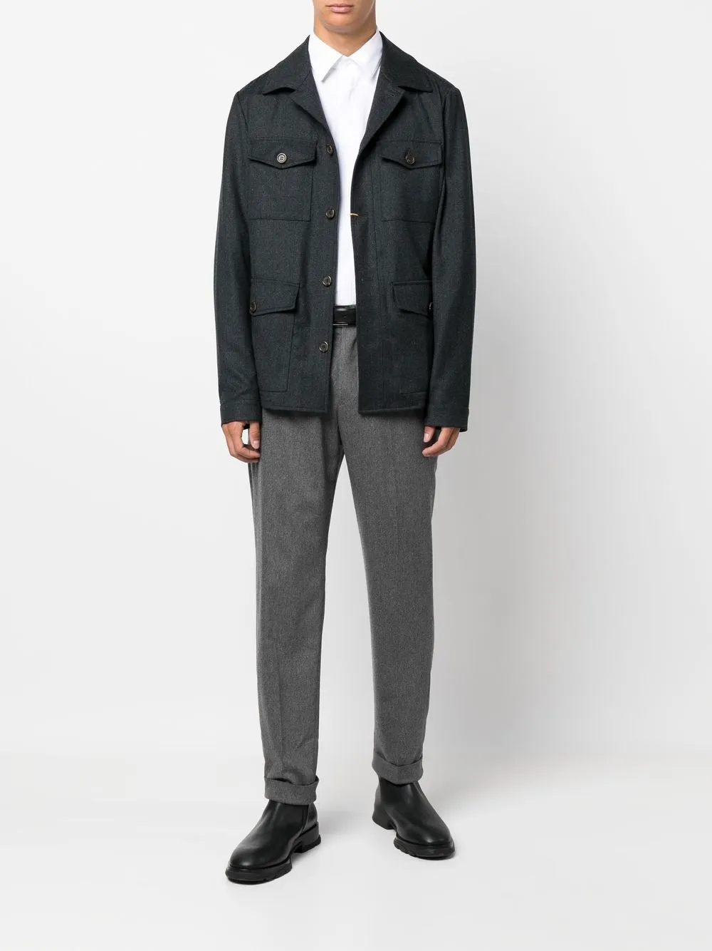 PT Torino Straight pantalon - Grijs