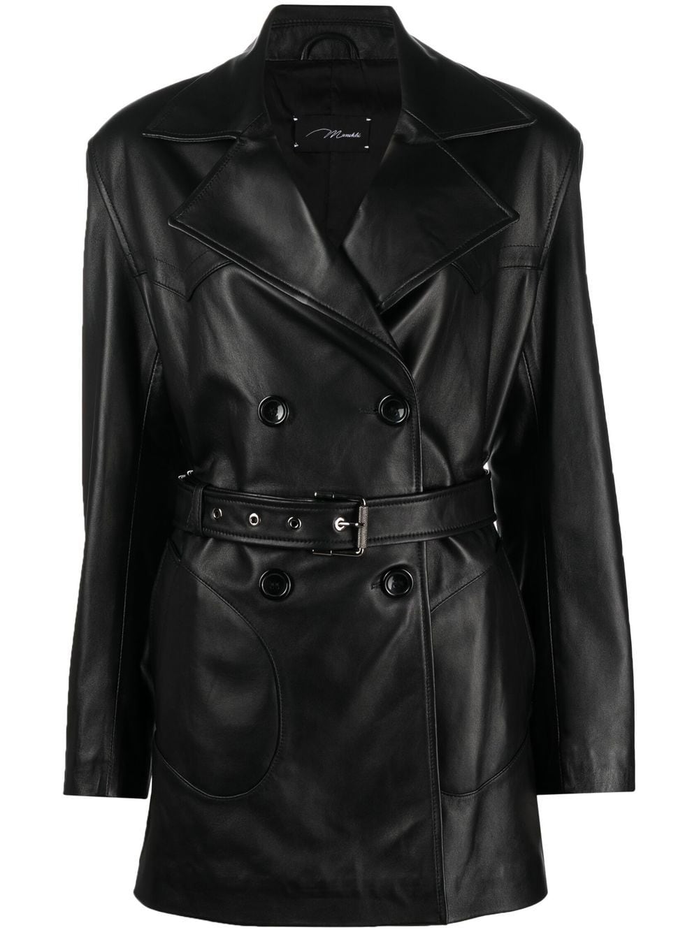 Manokhi double-breasted Belted Coat - Farfetch