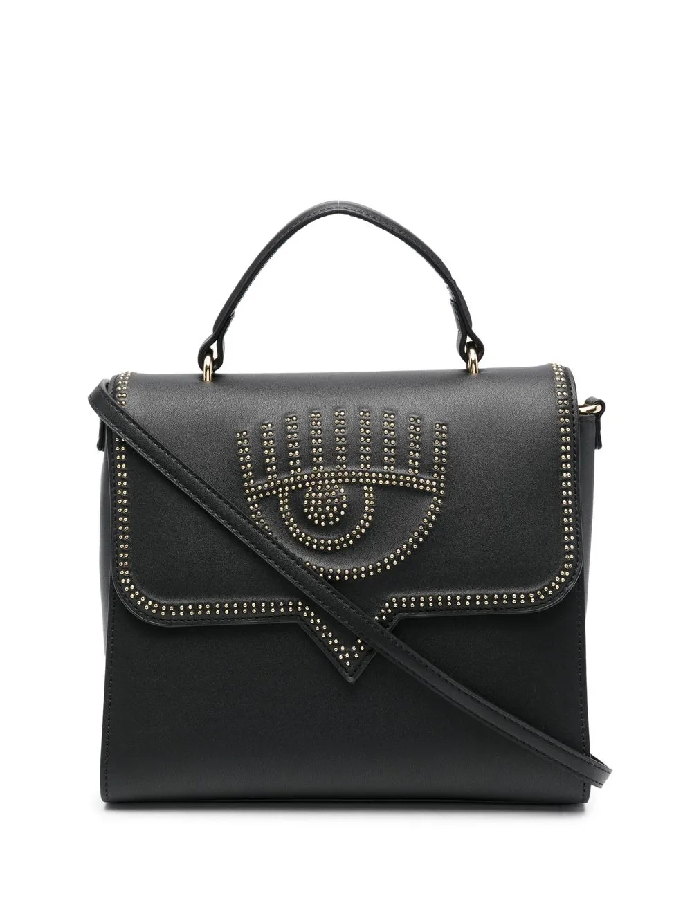 

Chiara Ferragni tote Eyelike con apliques - Negro