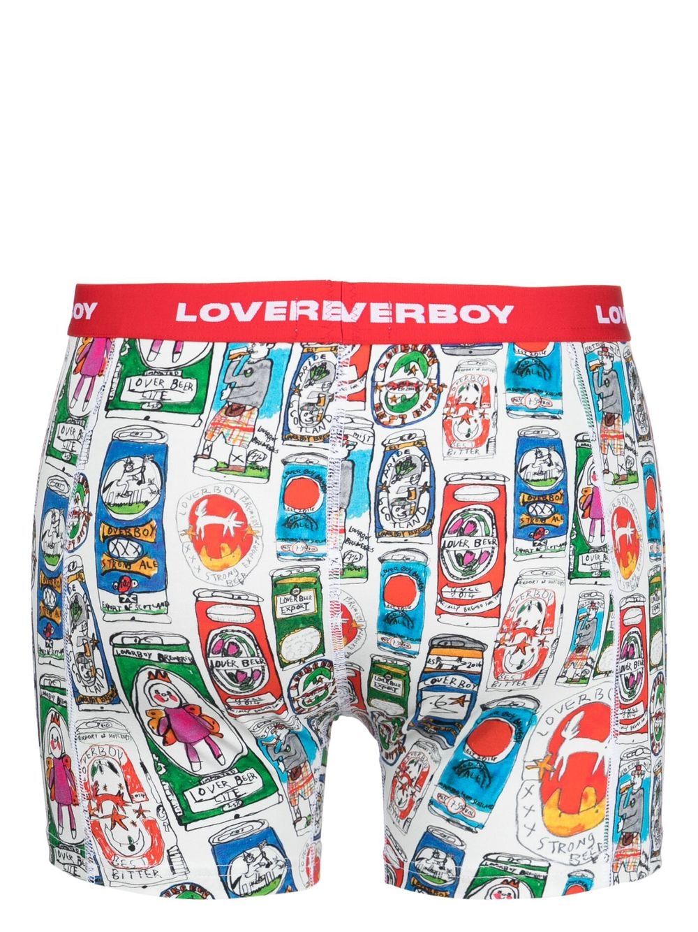 Charles Jeffrey Loverboy Boxershorts met grafische print - Wit