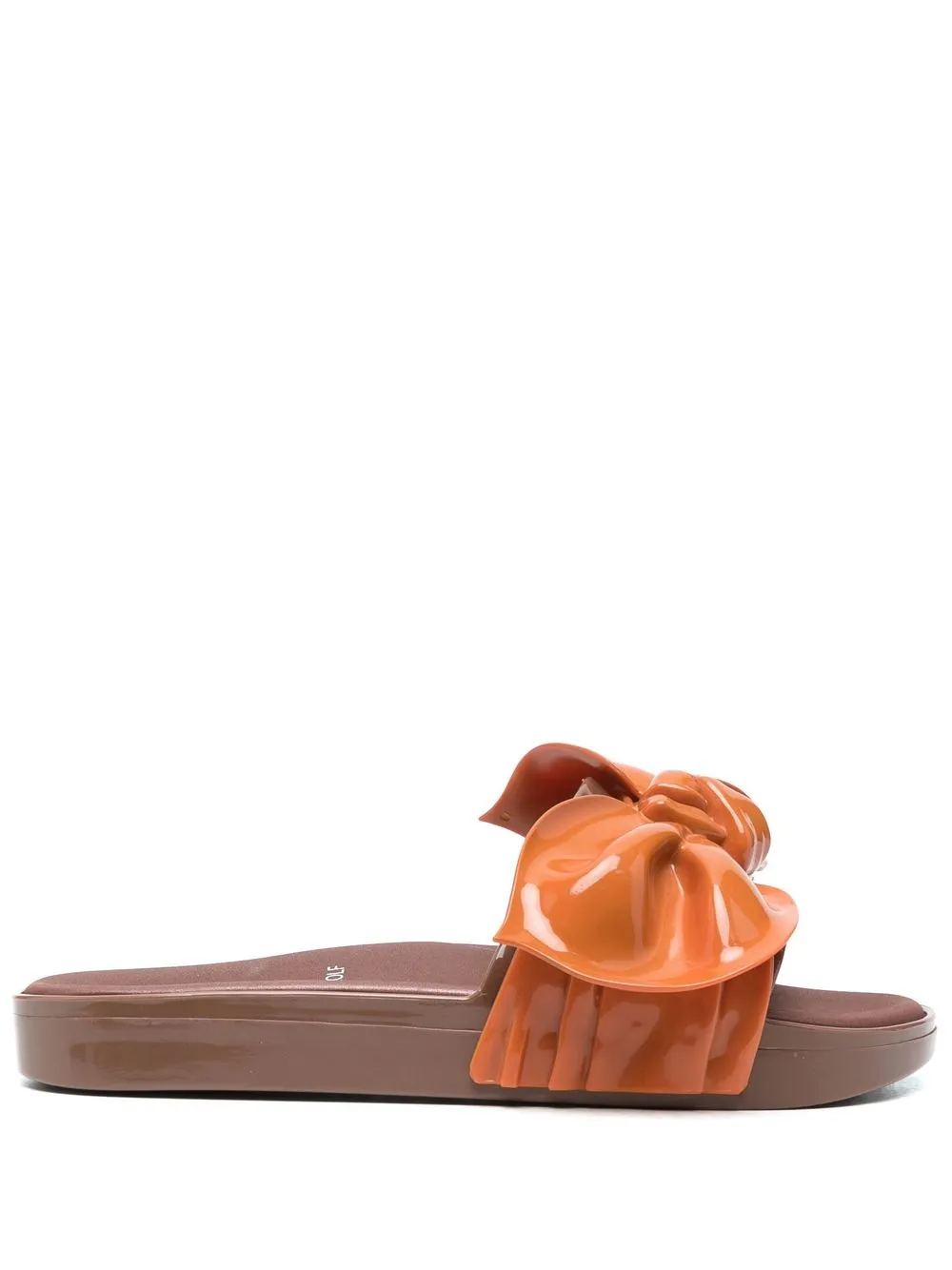 

Viktor & Rolf x Melissa bow-detail beach slide - Brown