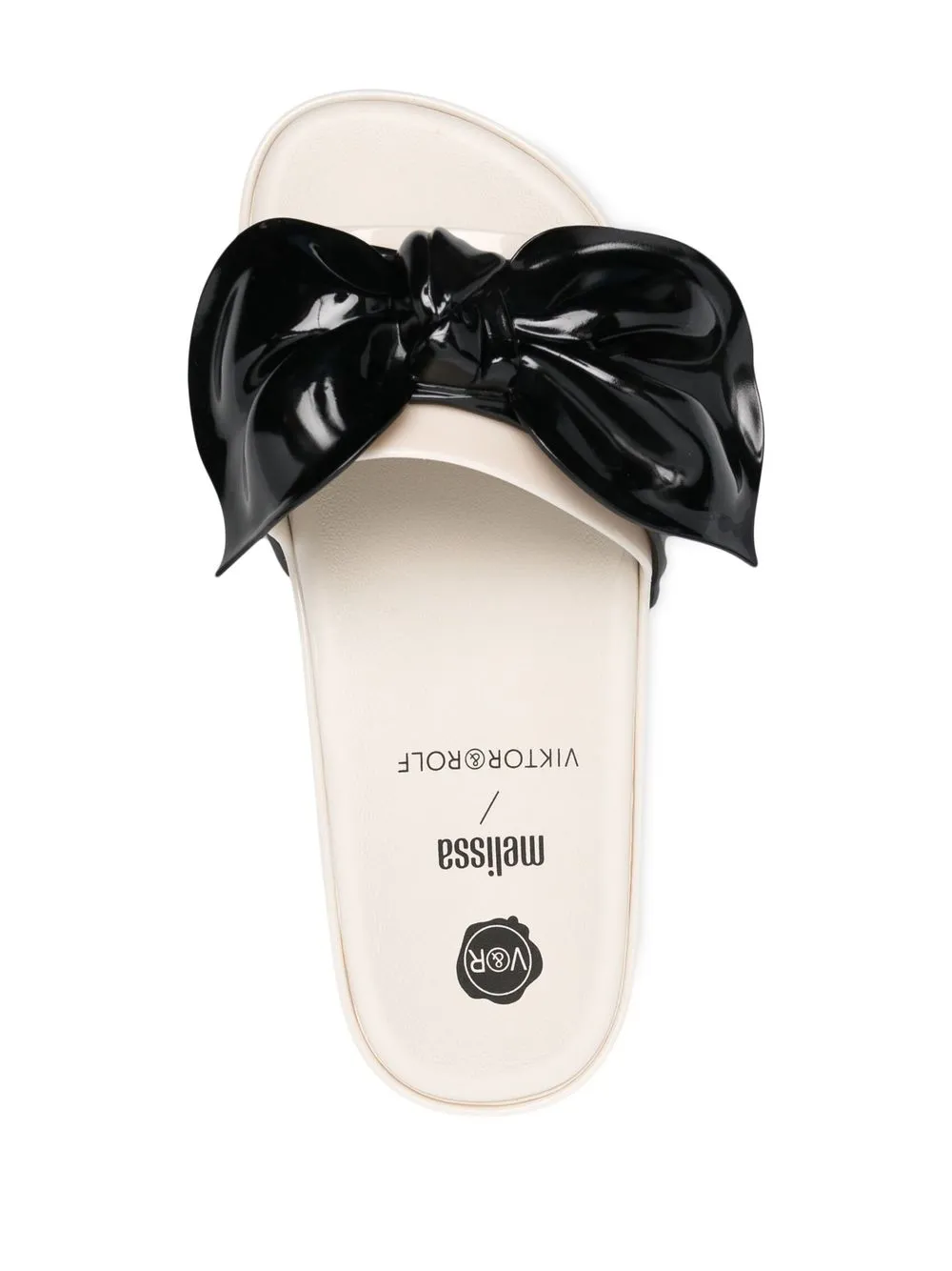 Viktor Rolf x Melissa bow detail Beach Slide Farfetch