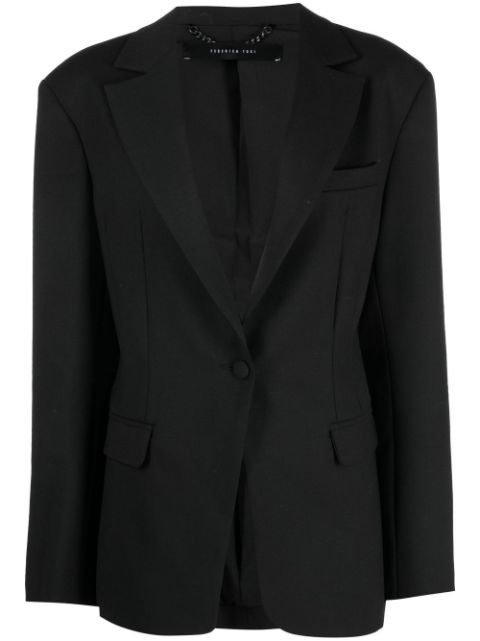 Federica Tosi single-breasted fitted blazer