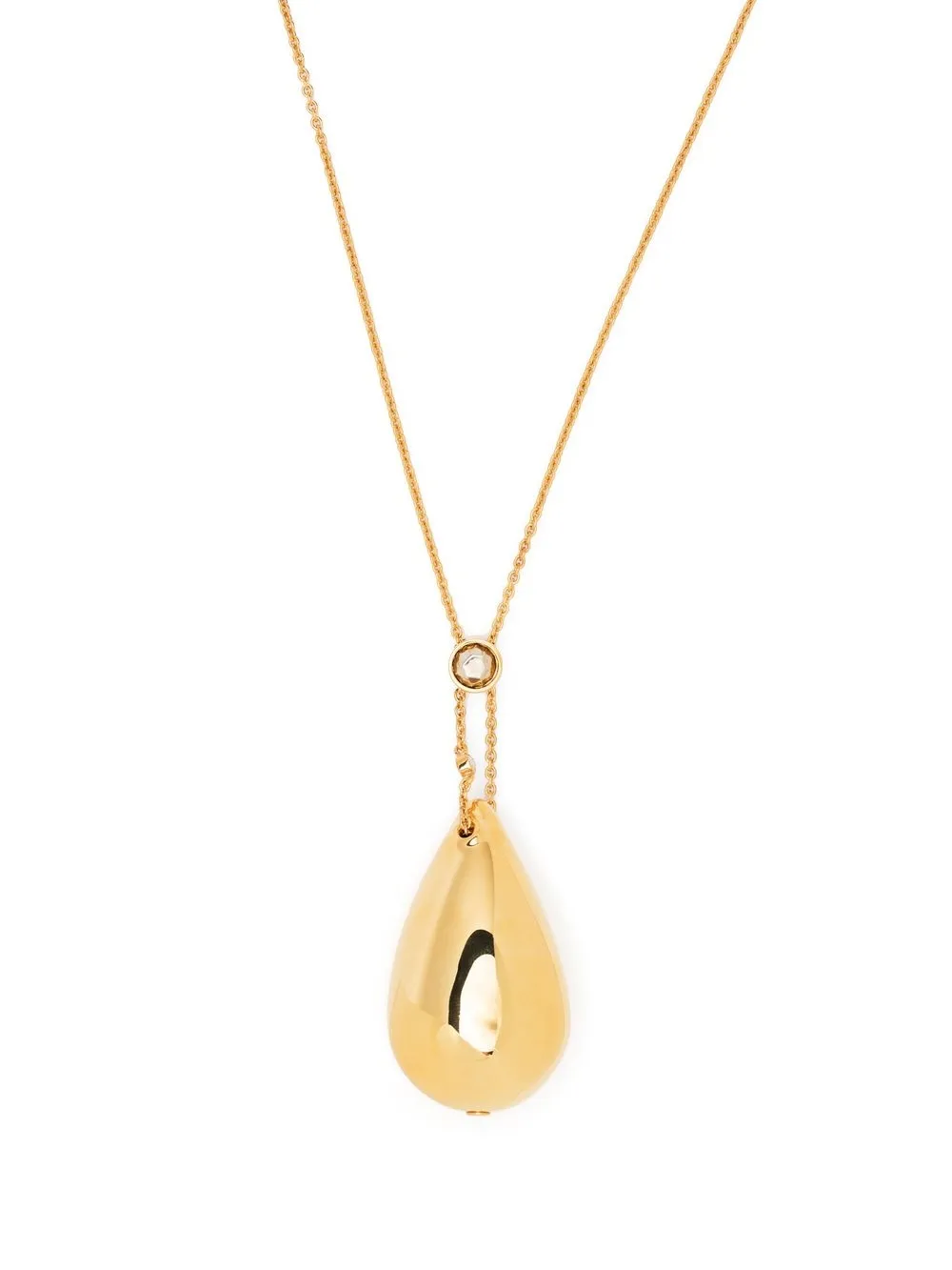 

Lanvin crystal-embellished pendant necklace - Gold