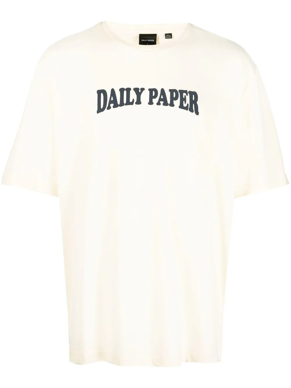 

Daily Paper playera manga corta con logo estampado - Neutro