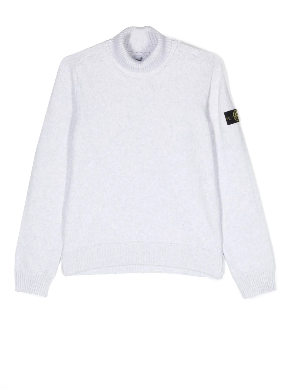 

Stone Island Junior suéter con parche de brújula - Gris