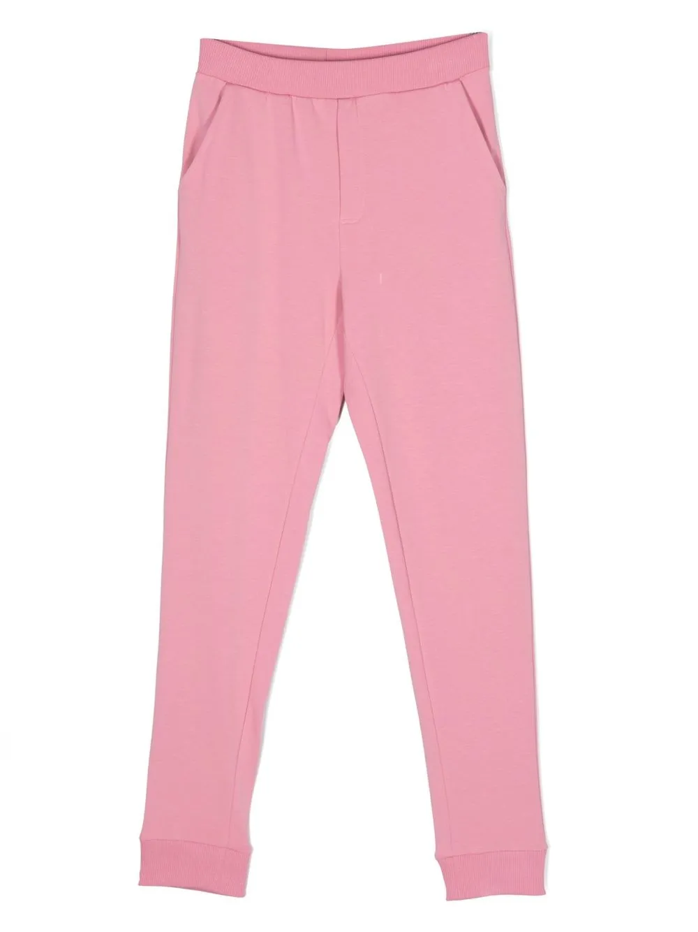 

Monnalisa TEEN rhinestone-logo track pants - Pink