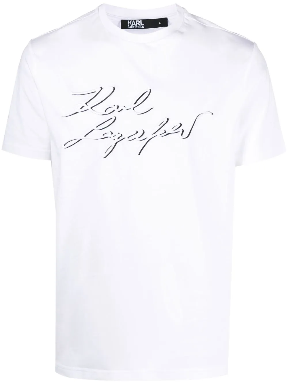 

Karl Lagerfeld logo-print cotton T-shirt - White