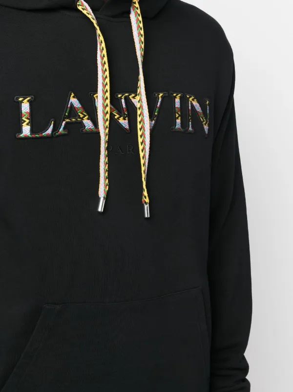Lanvin ロゴ パーカー | ブラック | FARFETCH JP
