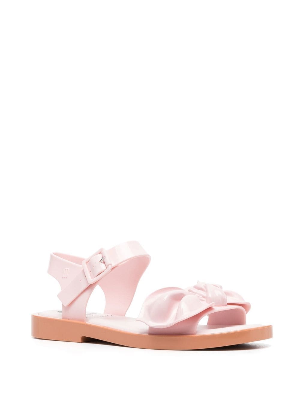 Shop Viktor & Rolf X Melissa Bow-detail Flat Sandals In Pink