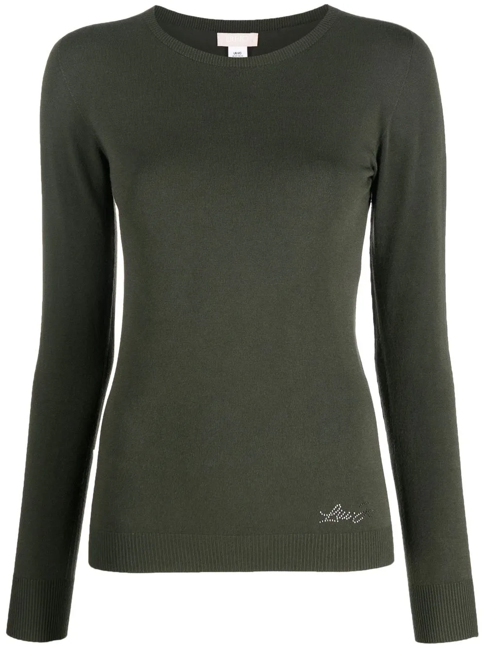 

LIU JO top con logo bordado - Verde