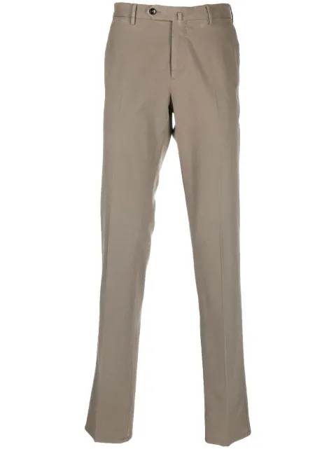 PT Torino pantalones chinos slim con tiro medio