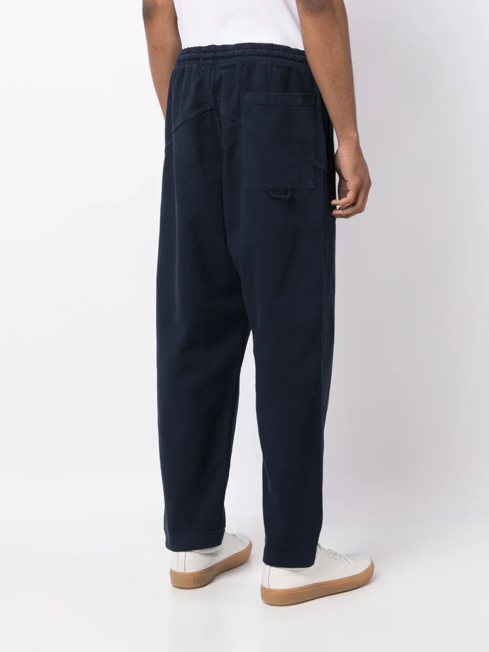 Shop Ymc You Must Create Alva Drawstring Skater Trousers In Blue