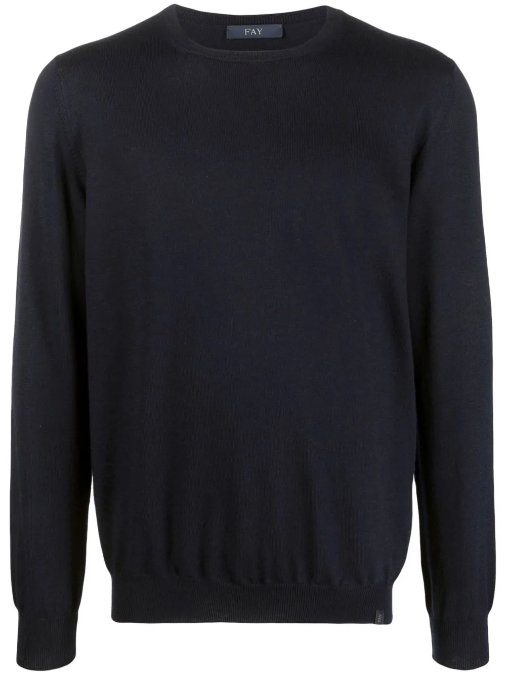 

Fay crew-neck virgin wool jumper - Blue