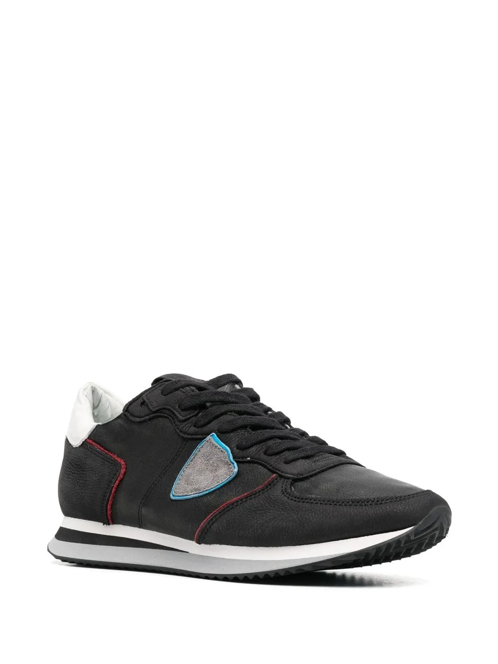 Philippe Model Paris Sneakers met vlakken - Zwart