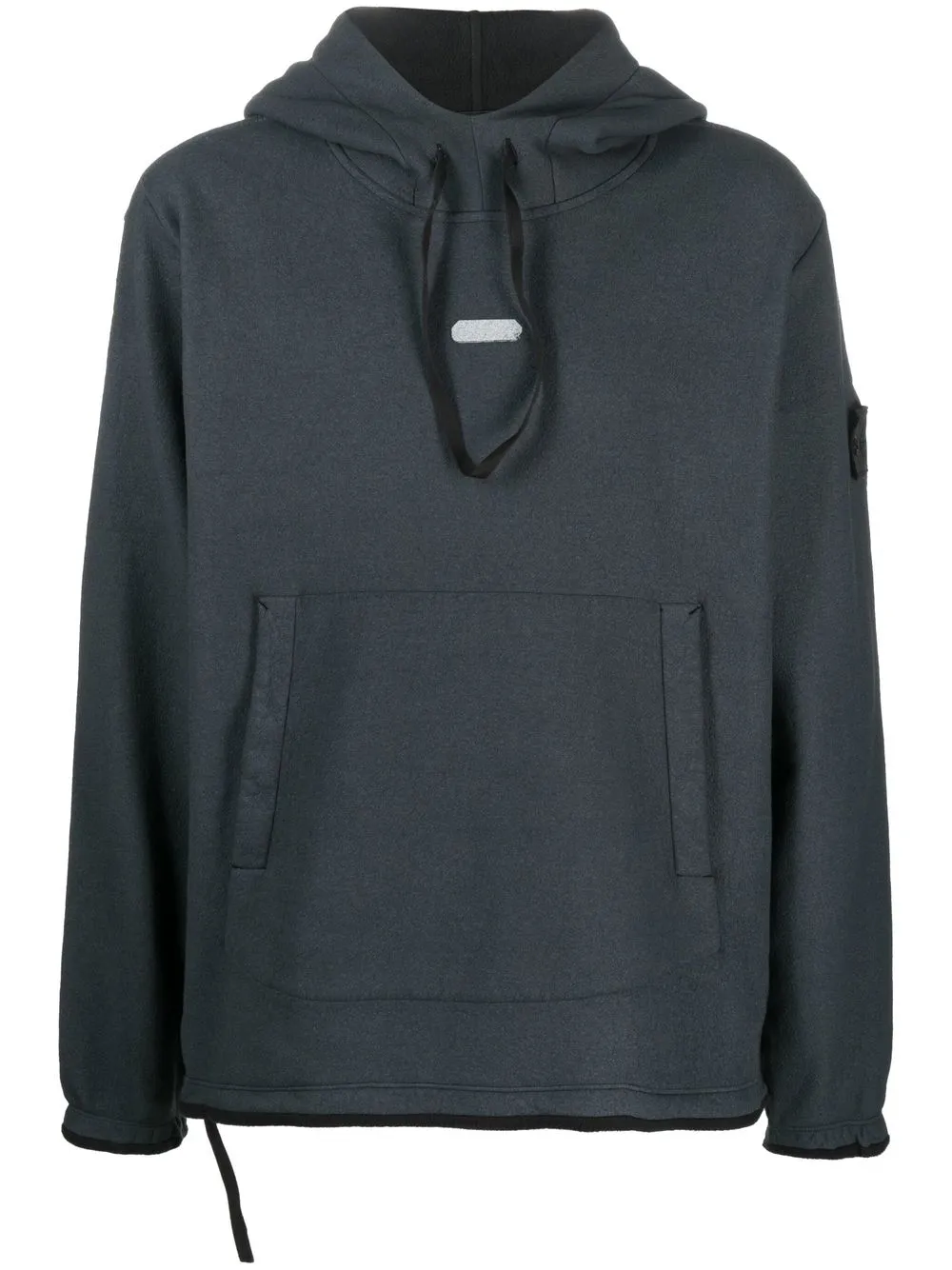 

Stone Island Shadow Project hoodie con estampado gráfico y cordones - Negro