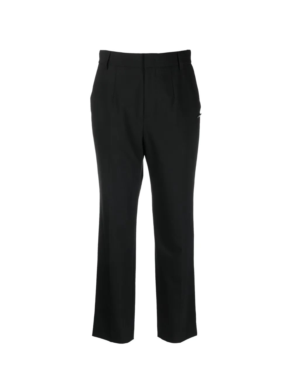 Krizia Pantaloni sartoriali crop - Nero