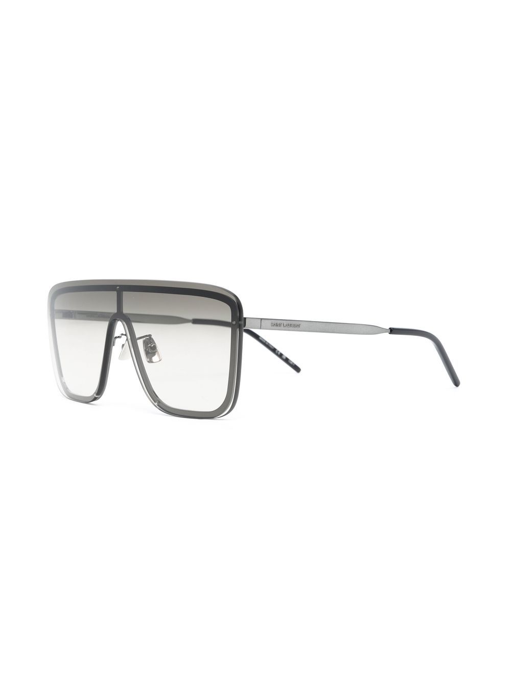 Saint Laurent Eyewear Zonnebril met masker montuur - Grijs