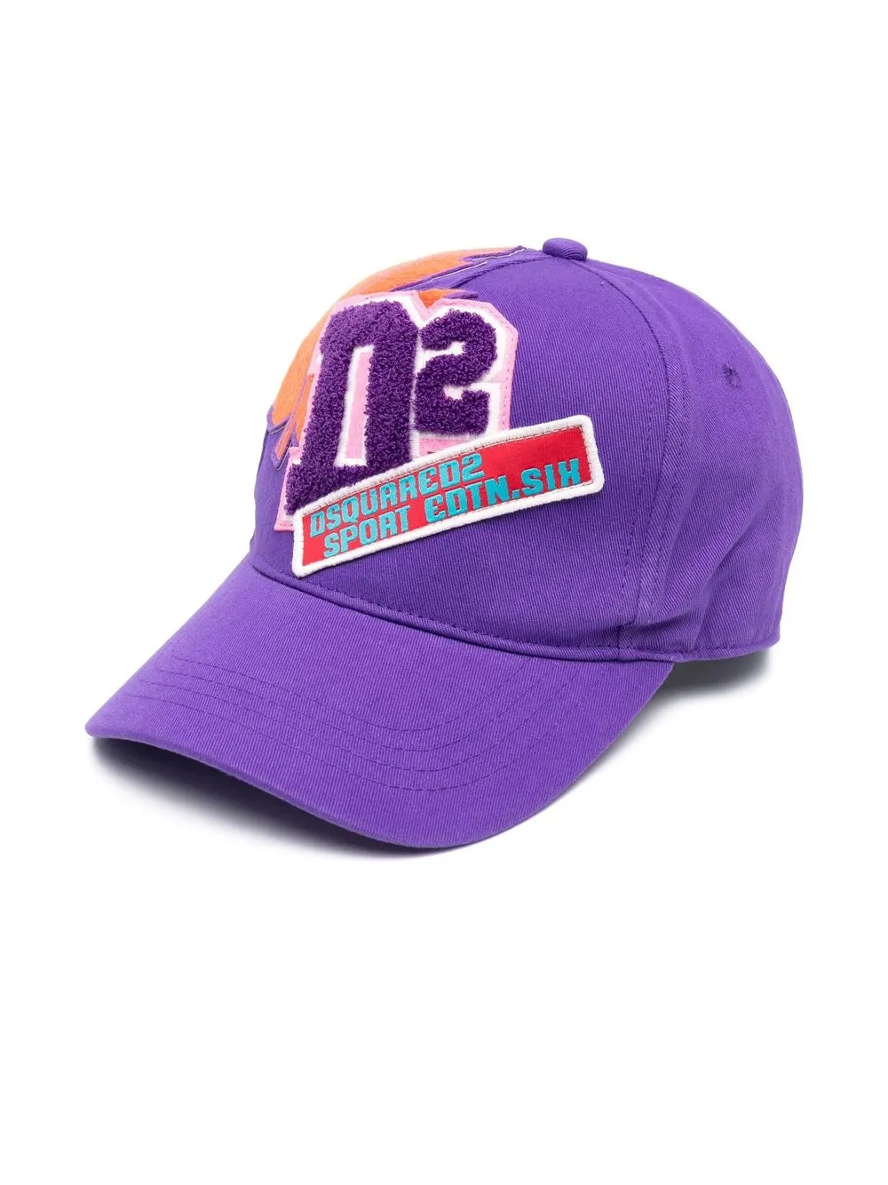 

Dsquared2 Kids gorra con parche del logo - Morado