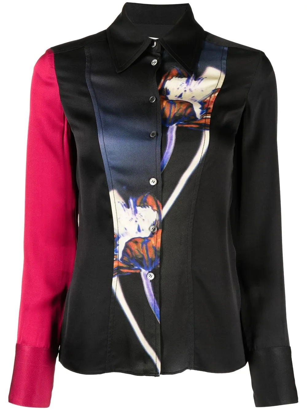 

Paul Smith abstract-pattern long-sleeve shirt - Black