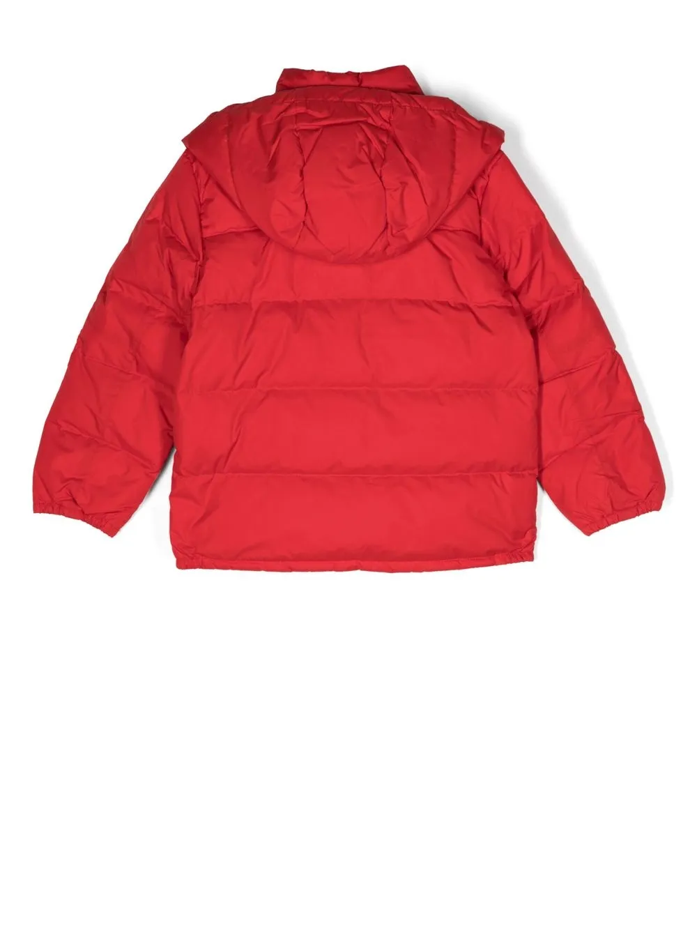 

Ralph Lauren Kids chamarra capitonada con logo bordado - Rojo