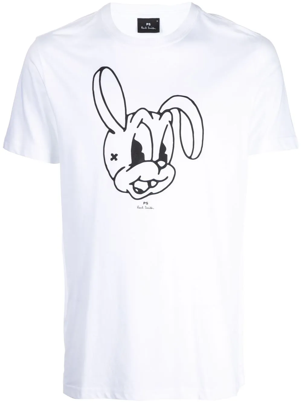 

PS Paul Smith playera manga corta con conejo estampado - Blanco