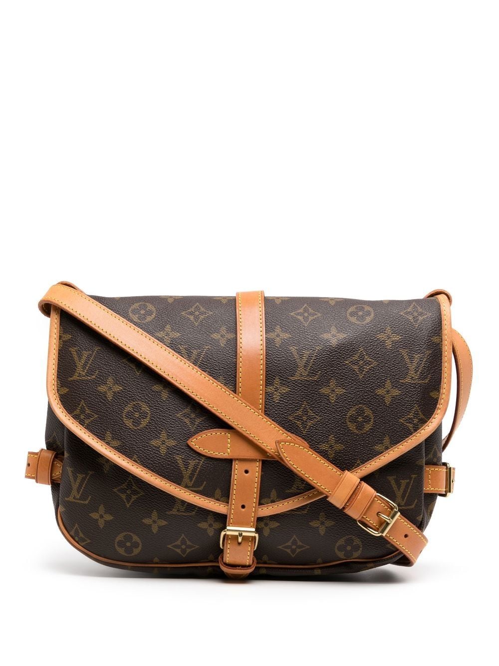 Louis Vuitton 2019 pre-owned Monogram Saumur PM Messenger Bag - Farfetch