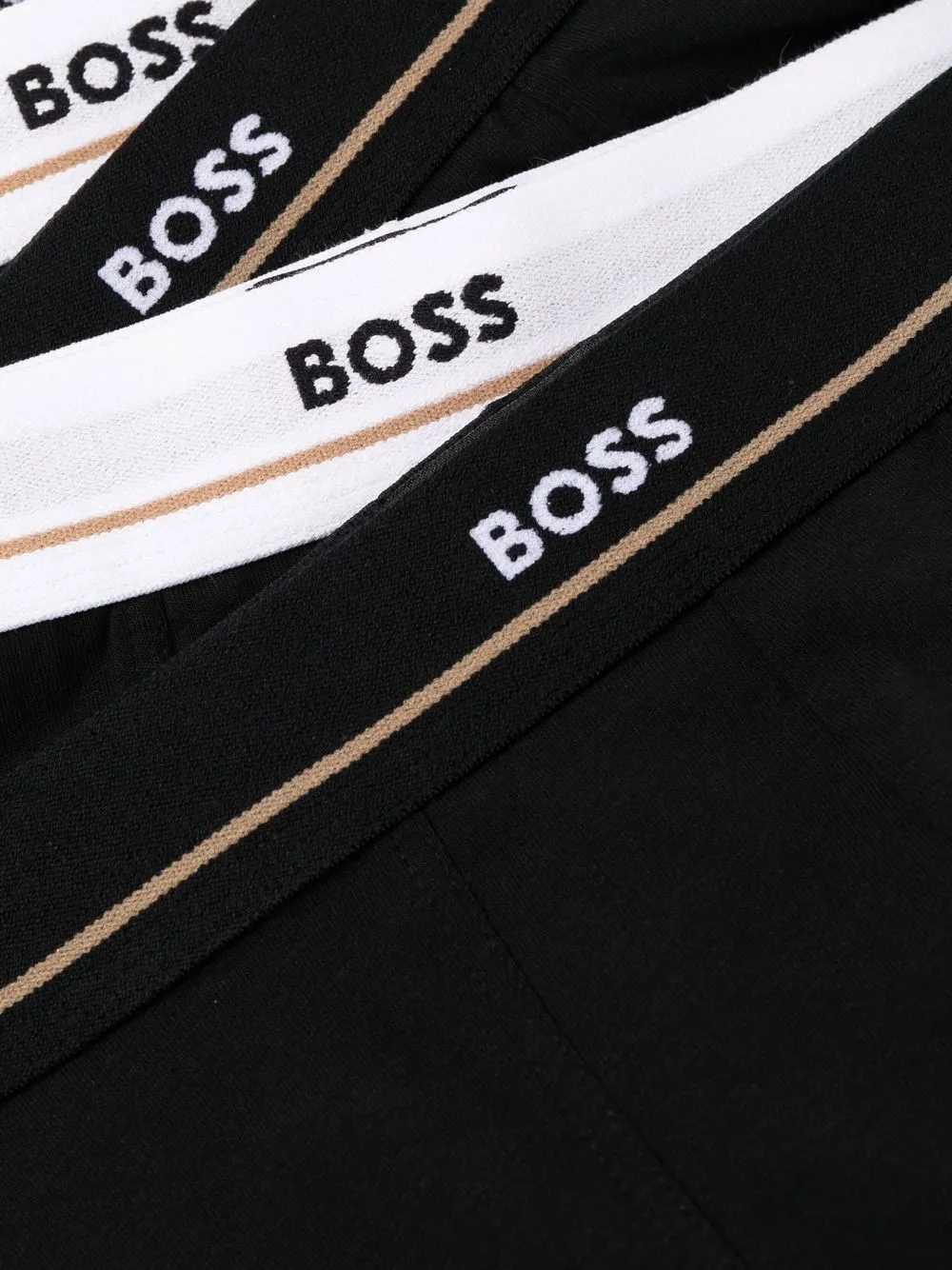 Hugo Boss Logo-waistband Boxer Pack In Black