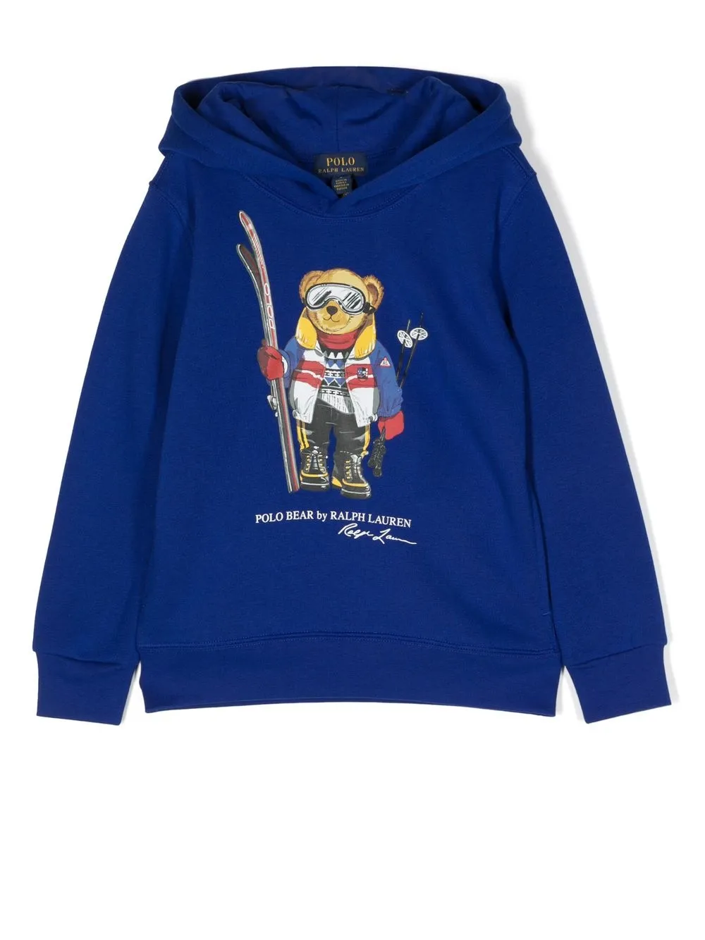 

Ralph Lauren Kids hoodie con motivo Polo Bear - Azul