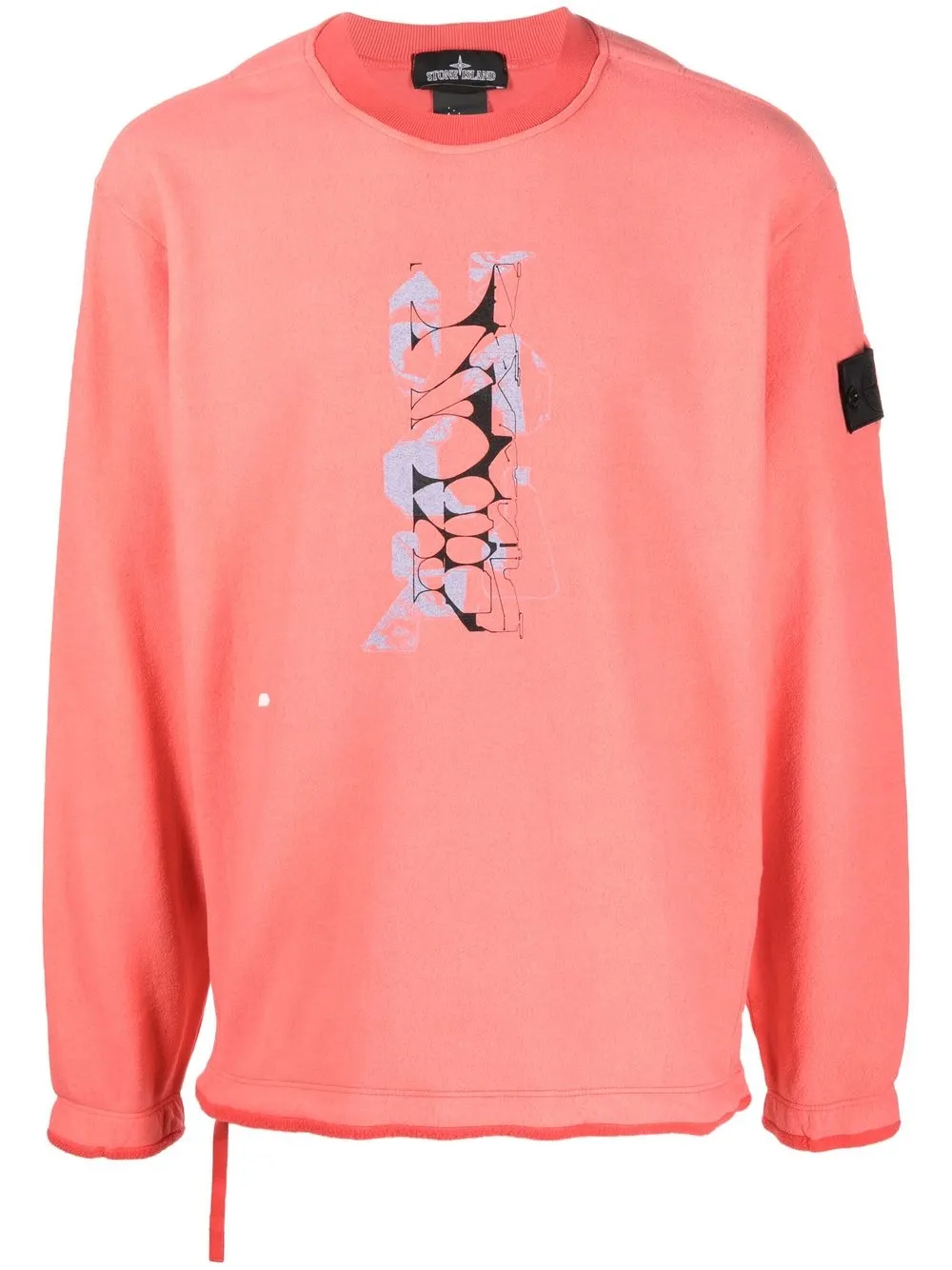 

Stone Island Shadow Project playera con estampado gráfico - Rosado