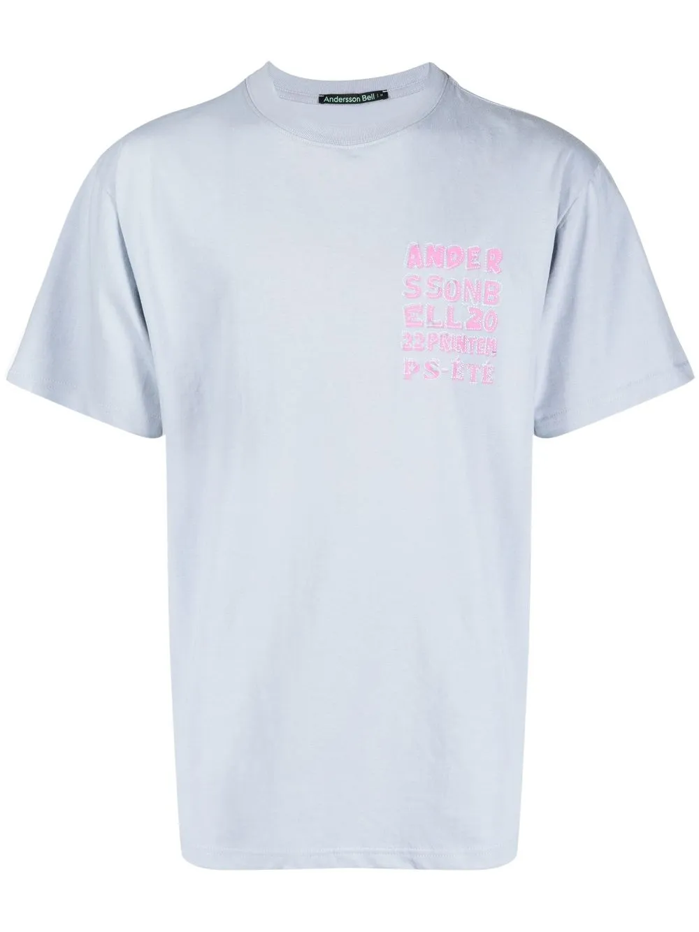 

Andersson Bell chest logo-print T-shirt - Blue