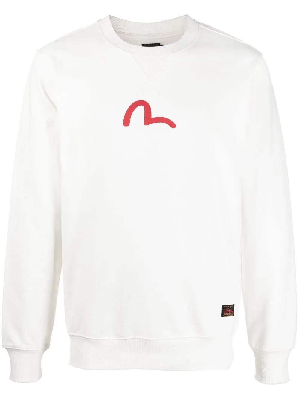 

EVISU hoodie con logo estampado - Blanco