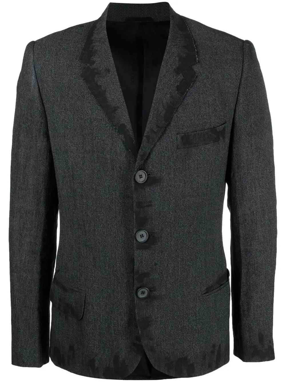 

Dolce & Gabbana Pre-Owned 2000s stickman print blazer - Grey