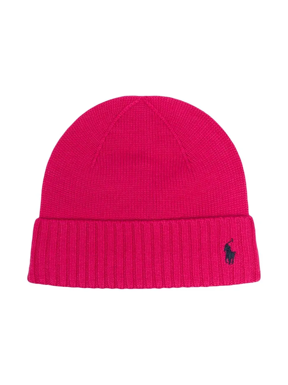 

Ralph Lauren Kids Polo Pony knit beanie - Pink