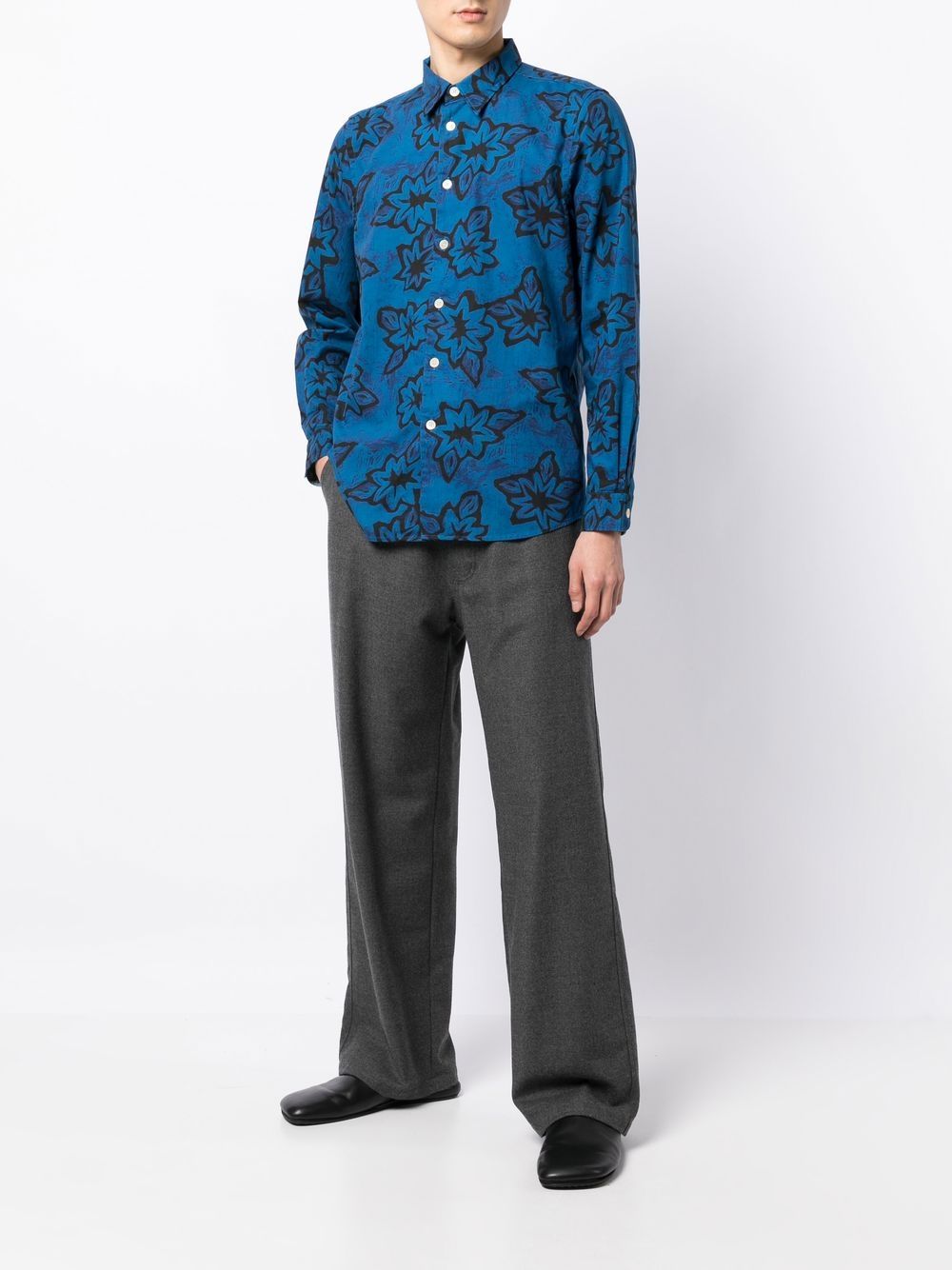 PS Paul Smith Overhemd met print - Blauw