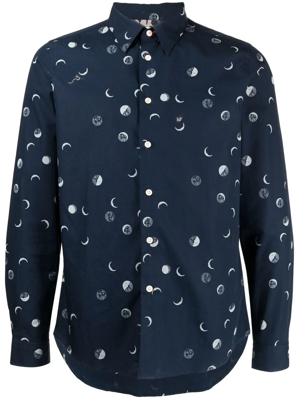 

PS Paul Smith Etched Moons Tailored shirt - Blue