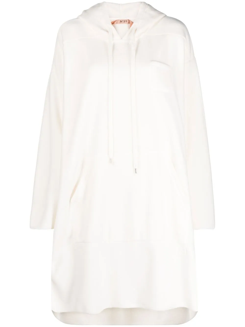 

Nº21 hoodie oversize con abertura lateral - Blanco