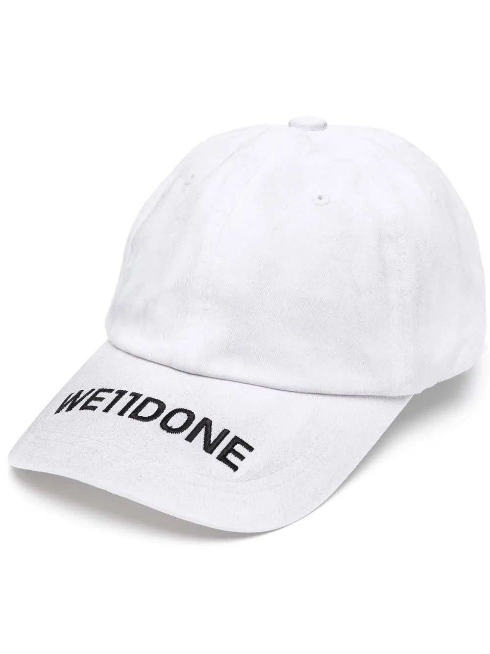 

We11done gorra con logo bordado - Blanco