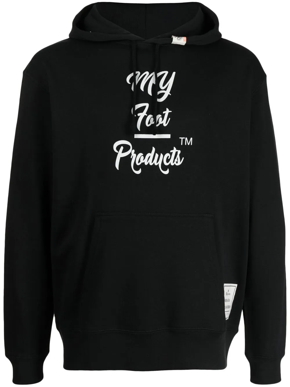 

Maison Mihara Yasuhiro My Foot Products print hoodie - Black